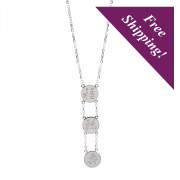 Three Lucky Stars Delicate Silver Necklace Three Lucky Stars Delicate Silver Necklace